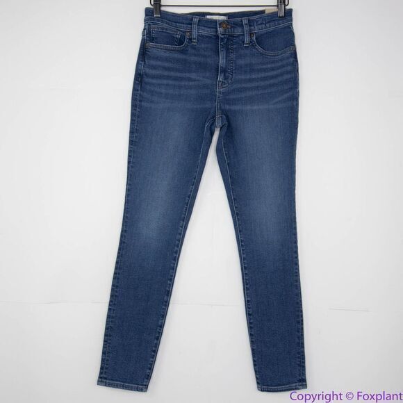NEW Madewell 9" Mid-Rise Skinny Jeans in Orland Wash: TENCEL™ Denim 28‎ - Picture 1 of 15